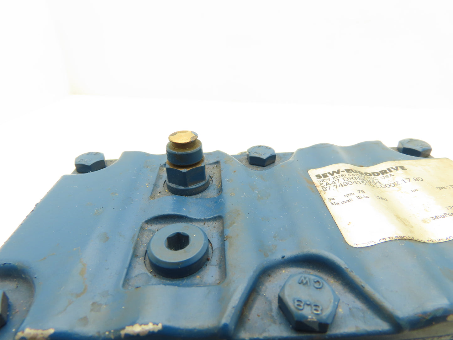 Sew-Eurodrive SA47 DRN80M4 Gearbox for Gearmotor 23.20 Reducer 75rpm Hollow