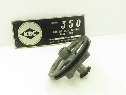 KBC Belt/Chain Tensioning Pulley Assembly 8" Pulley A Groove  Off KBC Band Saw