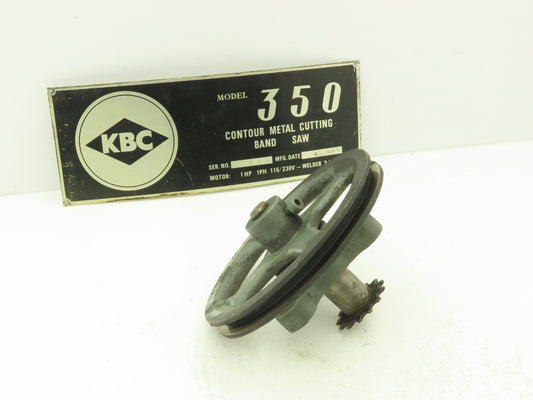 KBC Belt/Chain Tensioning Pulley Assembly 8" Pulley A Groove  Off KBC Band Saw