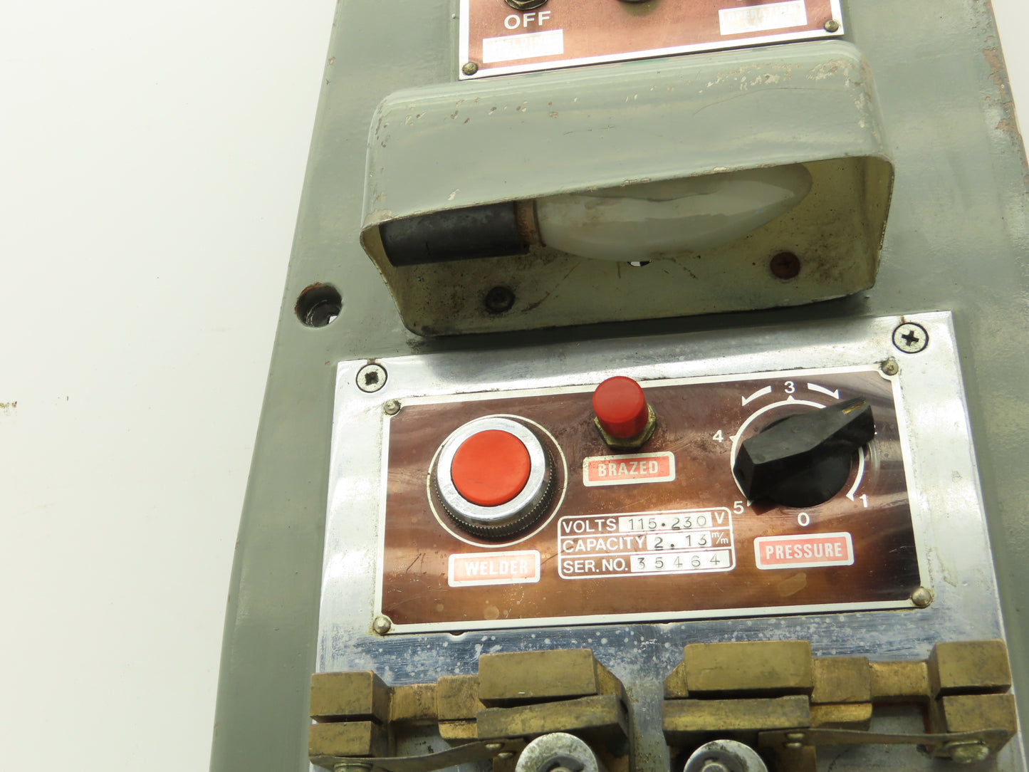 KBC 350 Band Saw Welder/Grinder w Cutter 115/230 VAC Off 350 Metal Band Saw