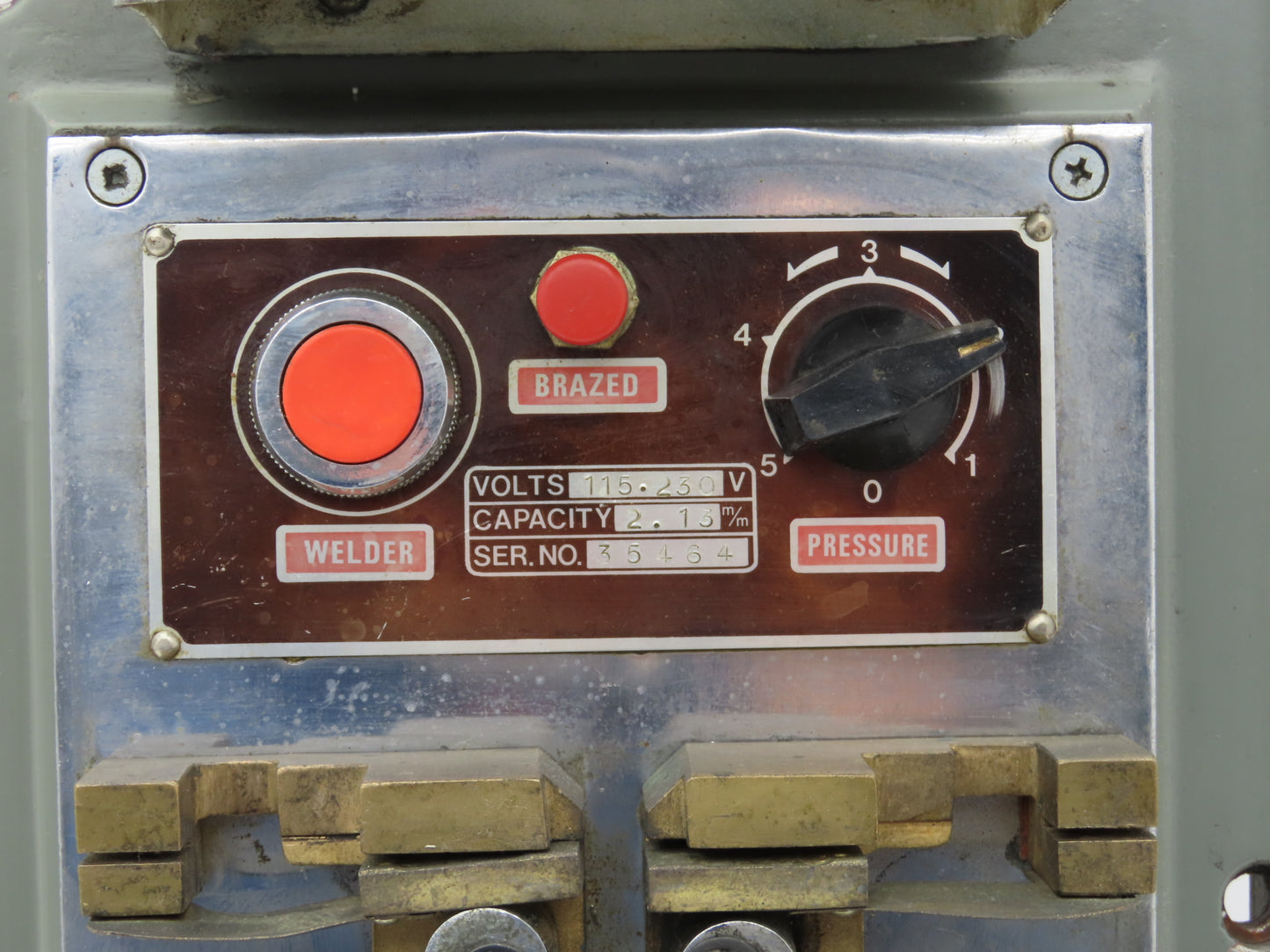 KBC 350 Band Saw Welder/Grinder w Cutter 115/230 VAC Off 350 Metal Band Saw