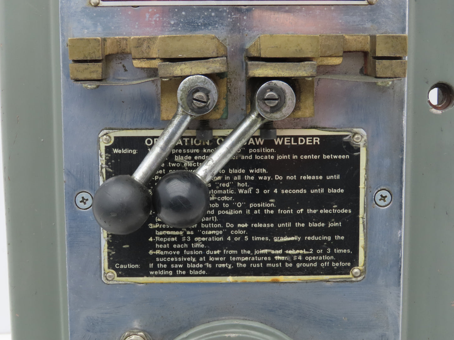 KBC 350 Band Saw Welder/Grinder w Cutter 115/230 VAC Off 350 Metal Band Saw