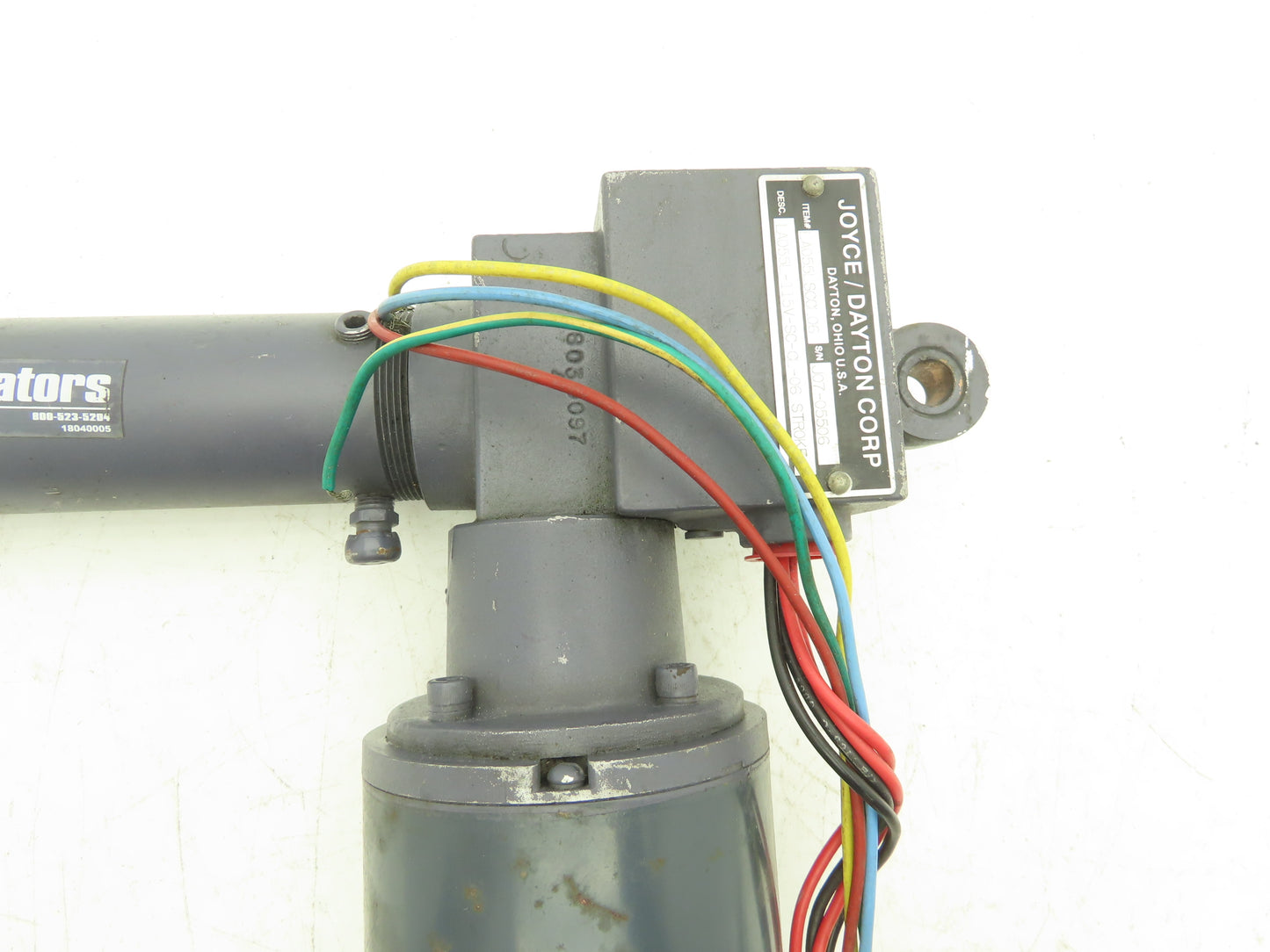 Joyce Dayton LA055L-115V-SC-CL-06 Linear Screw Actuator 6" Stroke 115V 1650 RPM