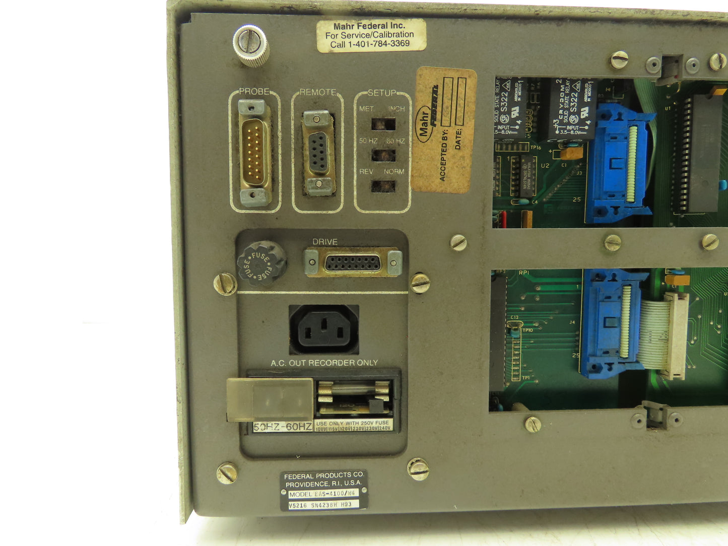 Federal Products EAS-4100/W4 SURFANALYZER 4000 Surface Analyzer 120/240V 50/60Hz
