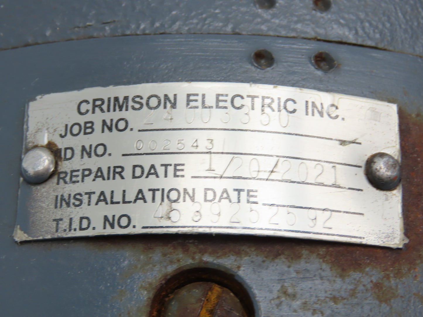 Vee-Arc 5BC79AB286 DC Motor 2.5 Hp 0-3000rpm 0-180VDC Foot Mount