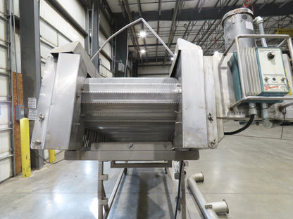 26"x 14' 8" Bulk Food Process Incline Conveyor 115V with Dust Collector Blower