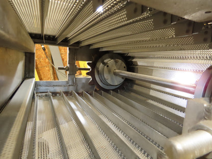 26"x 14' 8" Bulk Food Process Incline Conveyor 115V with Dust Collector Blower