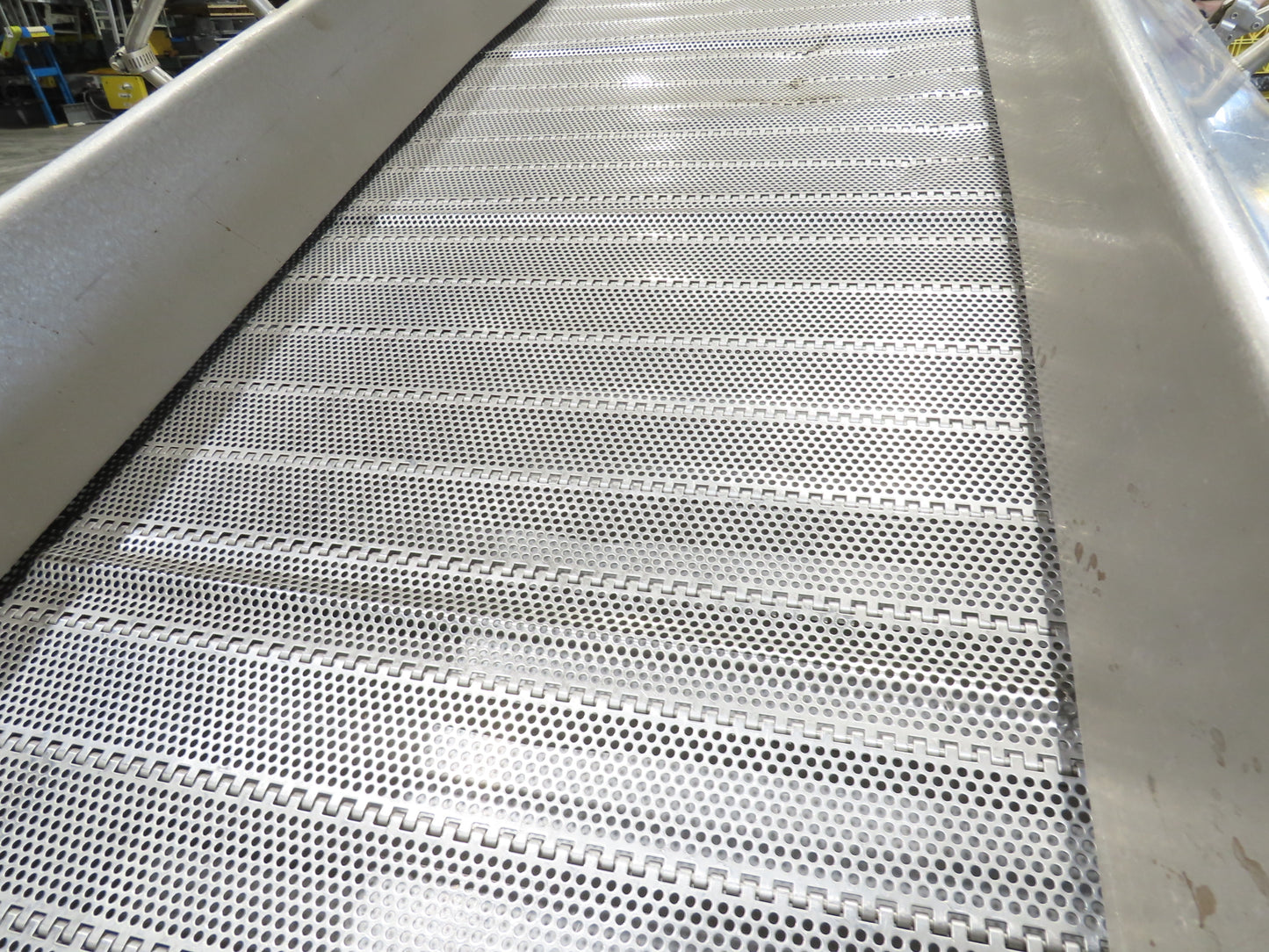 26"x 14' 8" Bulk Food Process Incline Conveyor 115V with Dust Collector Blower