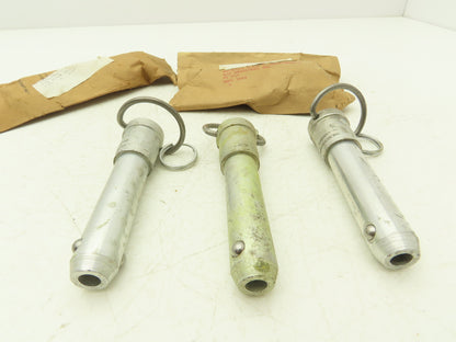 Space-Lok NAS1341-23 Locking Pin Push Button Release 3/4" Stainless Lot of 5
