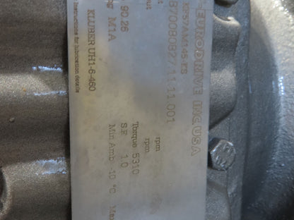 Woods 70"W x 74"L Sanitary Food Grade Infeed Conveyor 55"W Belt 480V 3PH 57FPM