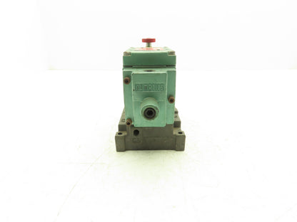 Numatics 33TSS4410012D Pneumatic Valve w/Single Manifold Block 150 PSI 3/8" NPT