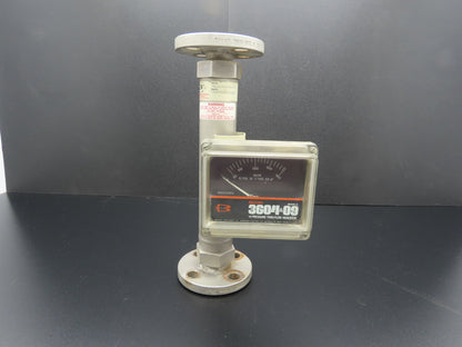 Brooks Instrument 3609EB2A2M1A Stainless High Pressure Thru-Flow Indicator 316SS