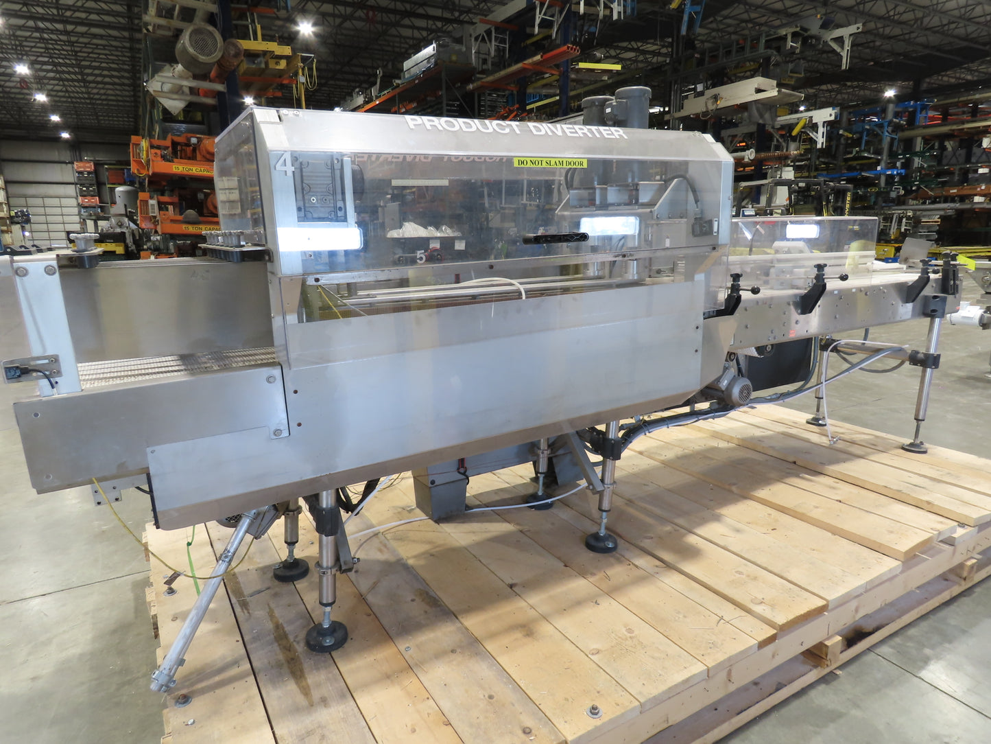 Fallas R400 8.1 Robotic Pick and Place Case Packer Infeed Sorter Conveyor 480V