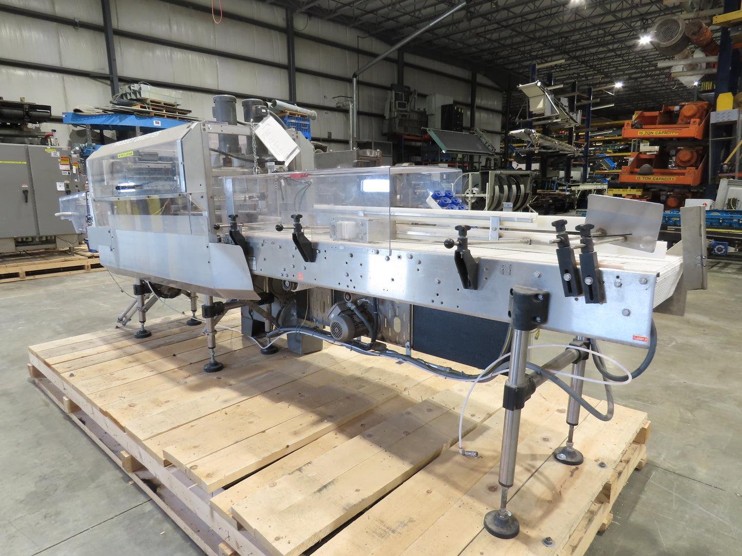 Fallas R400 8.1 Robotic Pick and Place Case Packer Infeed Sorter Conveyor 480V