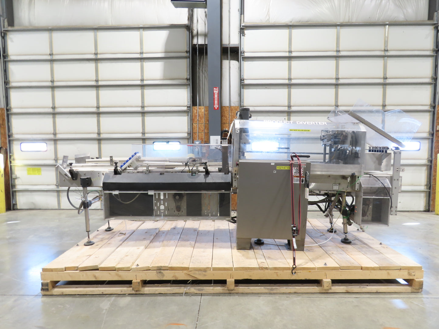 Fallas R400 8.1 Robotic Pick and Place Case Packer Infeed Sorter Conveyor 480V