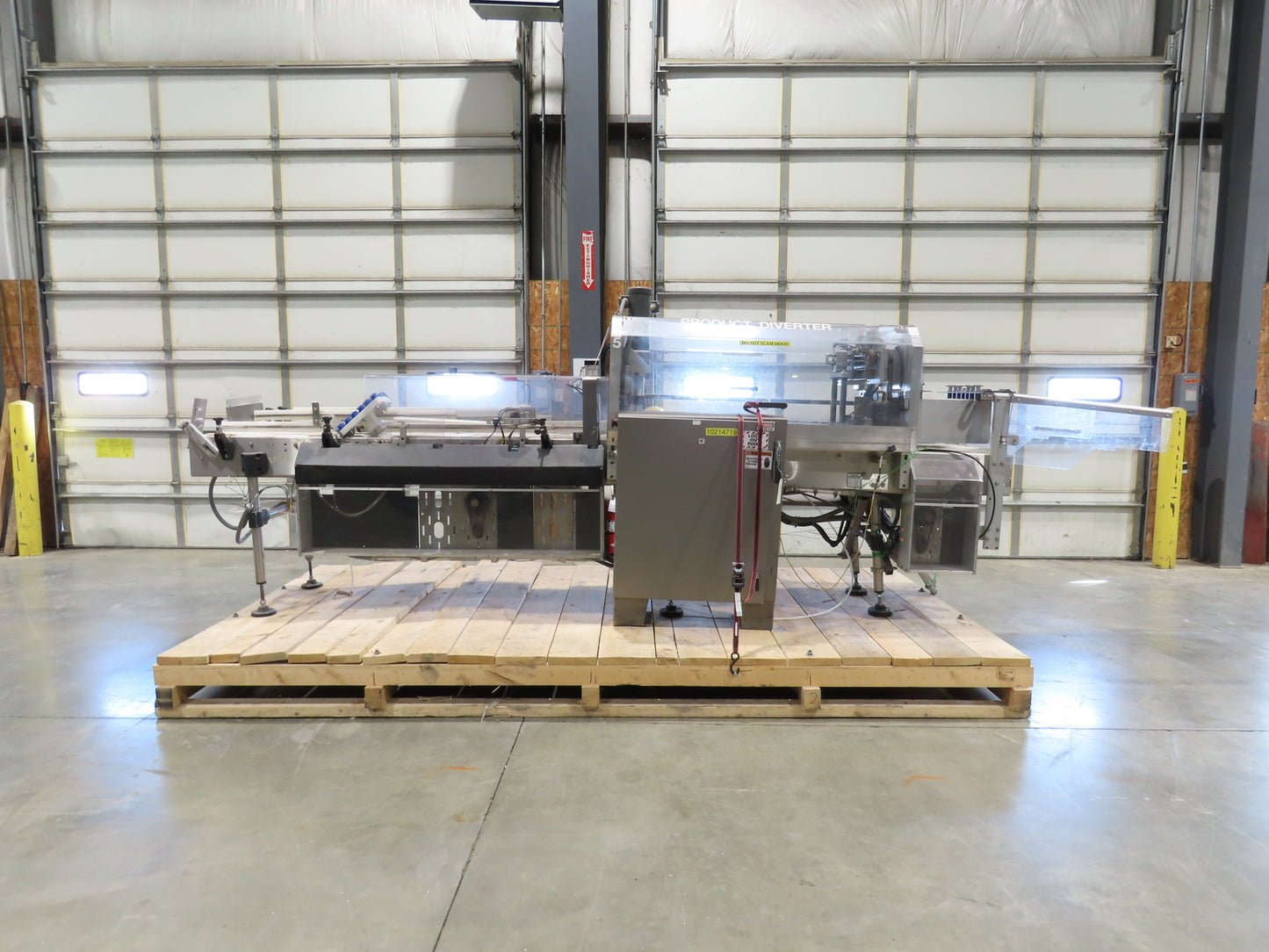 Fallas R400 8.1 Robotic Pick and Place Case Packer Infeed Sorter Conveyor 480V