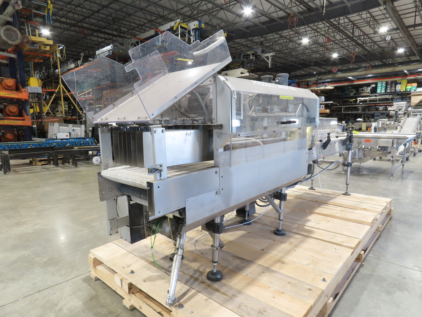 Fallas R400 8.1 Robotic Pick and Place Case Packer Infeed Sorter Conveyor 480V