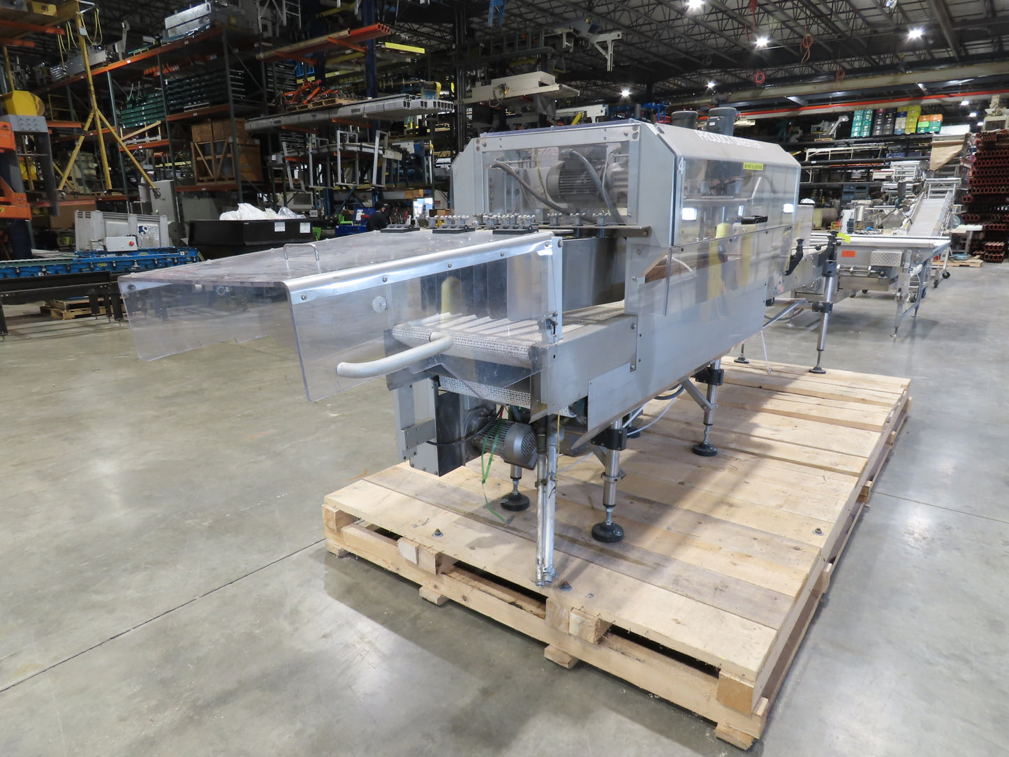 Fallas R400 8.1 Robotic Pick and Place Case Packer Infeed Sorter Conveyor 480V