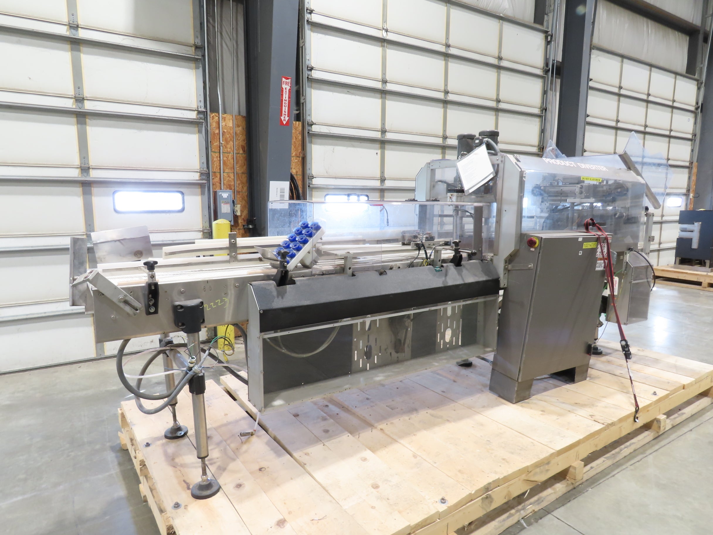 Fallas R400 8.1 Robotic Pick and Place Case Packer Infeed Sorter Conve ...