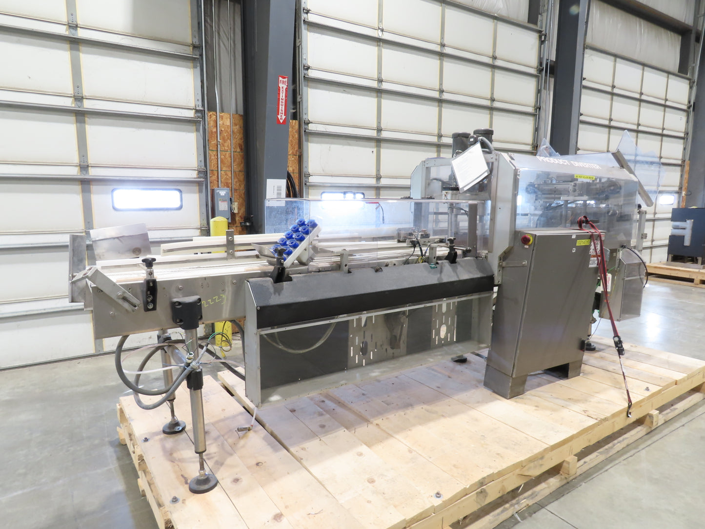 Fallas R400 8.1 Robotic Pick and Place Case Packer Infeed Sorter Conveyor 480V