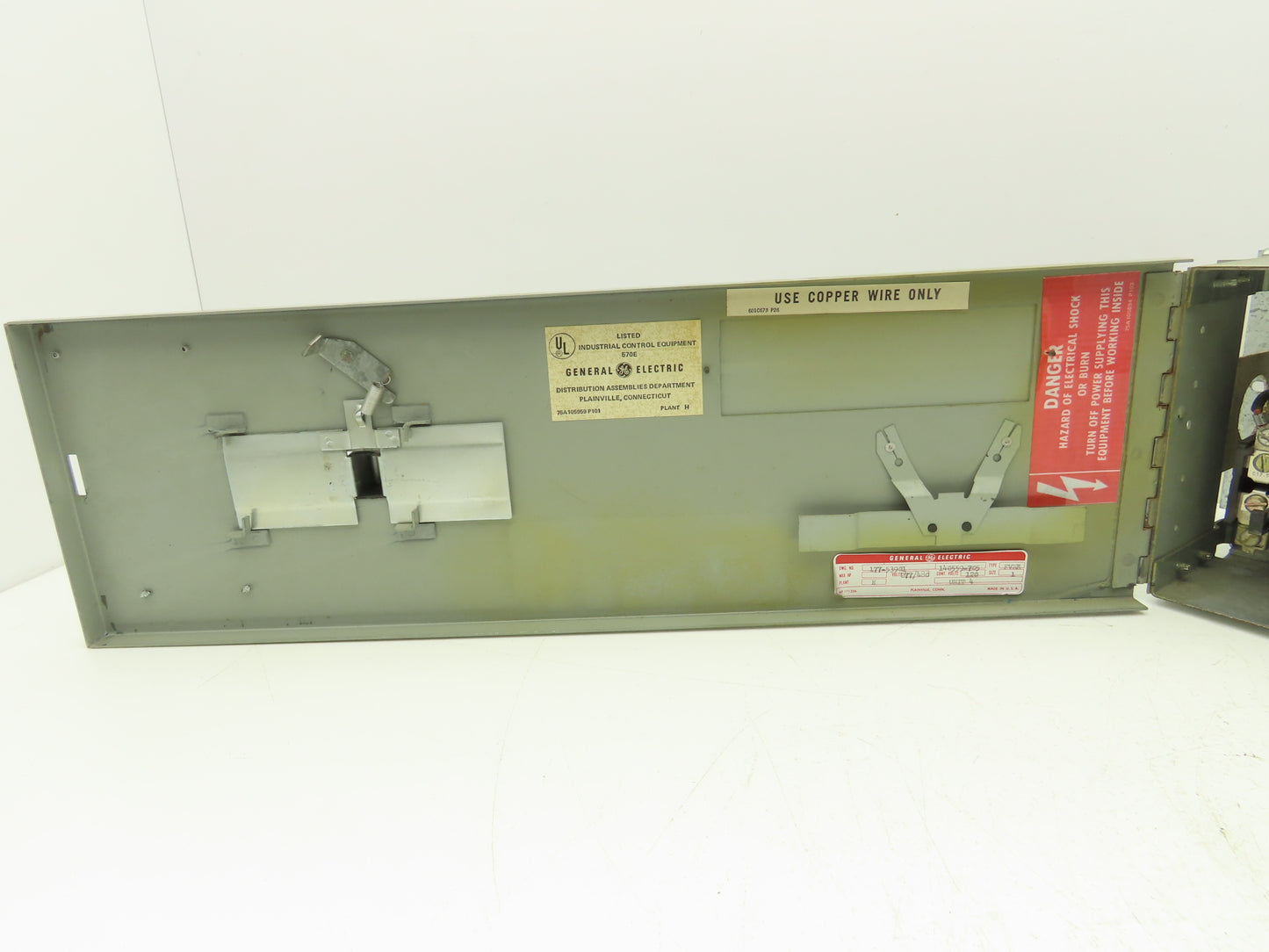 General Electric FVNR Size 1 Bucket Motor Starter Fusible 277/480V 120V Coil