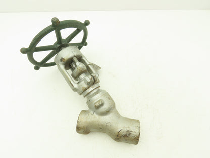 Edward D36124 Univalve Globe Valve Y-Pattern 1/2" Socket Weld 1330psi Class 1690