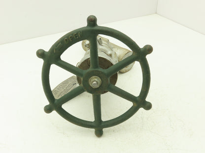 Edward D36124 Univalve Globe Valve Y-Pattern 1/2" Socket Weld 1330psi Class 1690