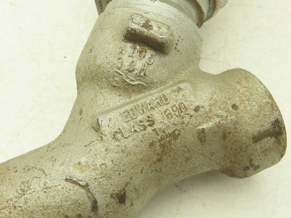 Edward D36124 Univalve Globe Valve Y-Pattern 1/2" Socket Weld 1330psi Class 1690