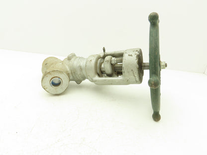 Edward D36124 Univalve Globe Valve Y-Pattern 1/2" Socket Weld 1330psi Class 1690