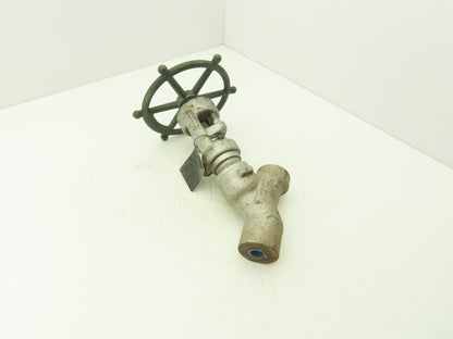Edward D36124 Univalve Globe Valve Y-Pattern 1/2" Socket Weld 1330psi Class 1690