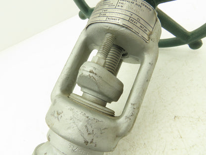 Rockwell Edward B36124 Univalve Globe Valve Y-Pattern 1/2"Socket Weld 1880psi
