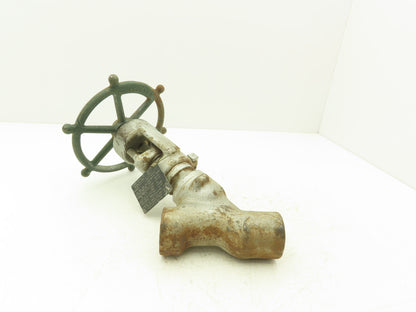 Edward D36124 Univalve Globe Valve Y-Pattern 3/4" Socket Weld 1510psi Class 1690