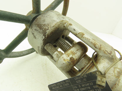 Edward D36124 Univalve Globe Valve Y-Pattern 3/4" Socket Weld 1510psi Class 1690