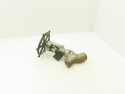 Edward D36124 Univalve Globe Valve Y-Pattern 3/4" Socket Weld 1510psi Class 1690