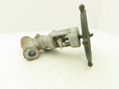 Edward D36124 Univalve Globe Valve Y-Pattern 3/4" Socket Weld 1510psi Class 1690
