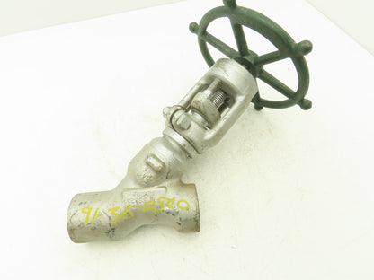Edward D36124 Univalve Globe Valve Y-Pattern 1" Socket Weld 1335psi Class 1690