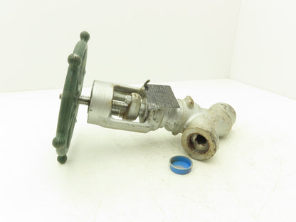 Edward D36124 Univalve Globe Valve Y-Pattern 1" Socket Weld 1335psi Class 1690