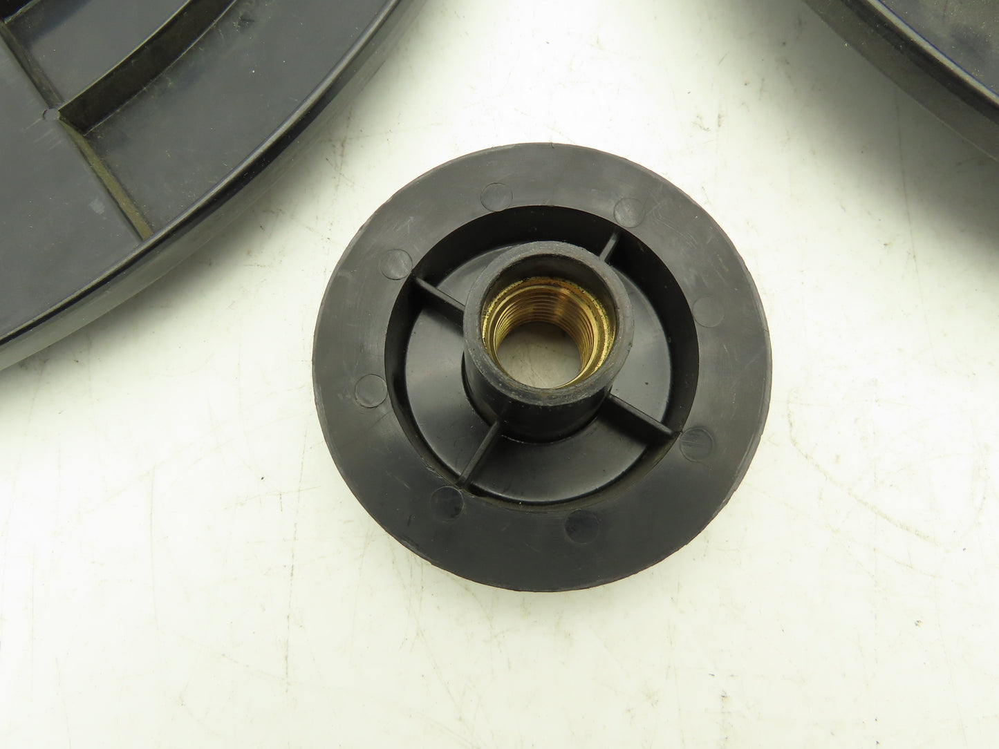 Transpak NA Strap/Band Roll Holder Spool 19.5" Hub Nut Slotted Side Has Crack