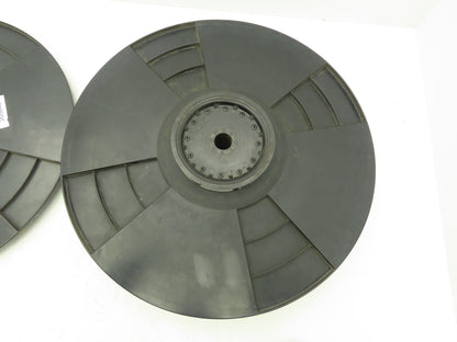 Transpak NA Strap/Band Roll Holder Spool 19.5" Hub Nut Slotted Side Has Crack