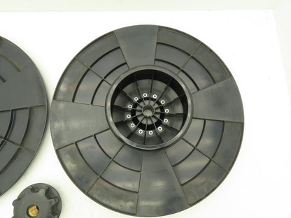 Transpak NA Strap/Band Roll Holder Spool 19.5" Hub Nut Slotted Side Has Crack