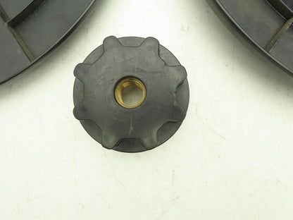 Transpak NA Strap/Band Roll Holder Spool 19.5" Hub Nut Slotted Side Has Crack