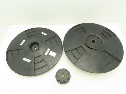 Transpak NA Strap/Band Roll Holder Spool 19.5" Hub Nut Slotted Side Has Crack