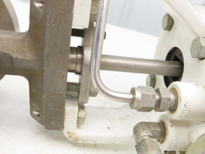 Valtek Shearstream Ball Valve 2" Flanged Pneumatic Actuator Positioner