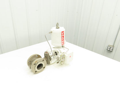 Valtek Shearstream Ball Valve 2" Flanged Pneumatic Actuator Positioner