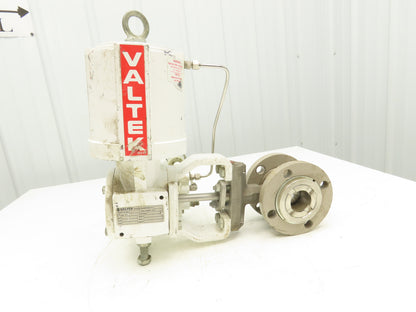Valtek Shearstream Ball Valve 2" Flanged Pneumatic Actuator Positioner