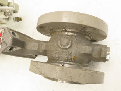 Valtek Shearstream Ball Valve 2" Flanged Pneumatic Actuator Positioner