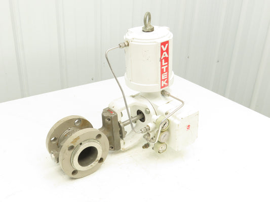 Valtek Shearstream Ball Valve 2" Flanged Pneumatic Actuator Positioner