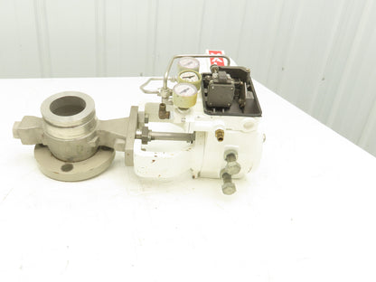 Valtek Shearstream Ball Valve 2" Flanged Pneumatic Actuator Positioner *READ*