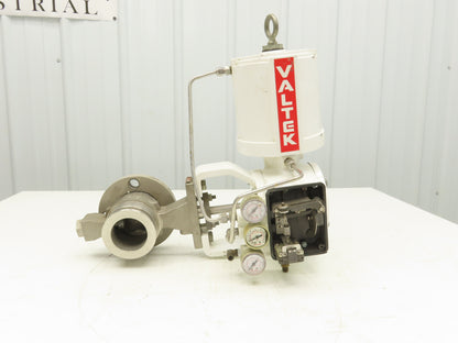 Valtek Shearstream Ball Valve 2" Flanged Pneumatic Actuator Positioner *READ*
