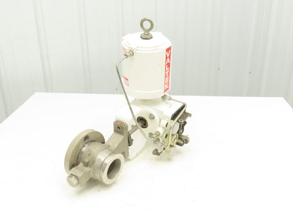 Valtek Shearstream Ball Valve 2" Flanged Pneumatic Actuator Positioner *READ*
